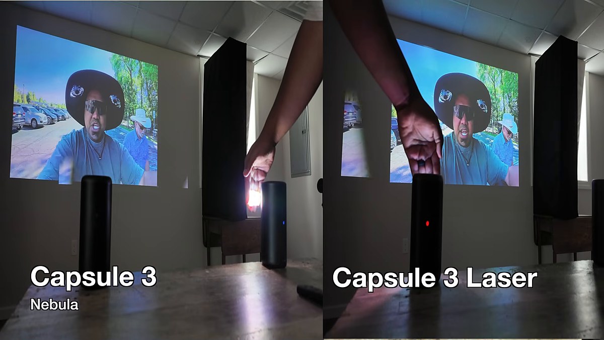 Nebula Capsule 3 Laser mid frame from review