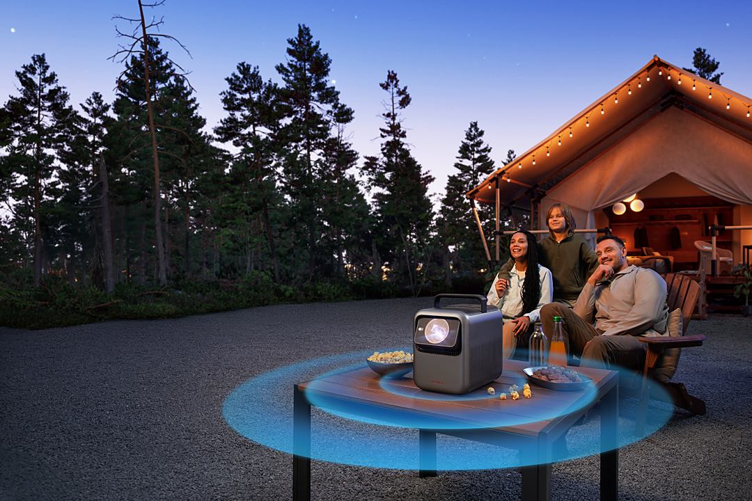 Nebula X1S glamping lifestyle — announce frame